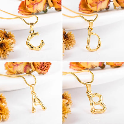 High-Quality A-Z Initial Pendant Necklace | MOQ6