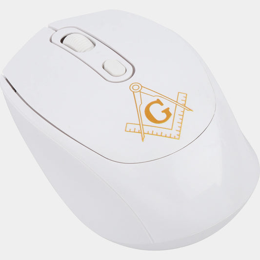 Masonic Wireless Ergonomic Mouse | Freemason Office Computer Mouse