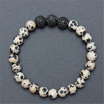 6Pcs Natural Stone Bead Bracelet Set | MOQ 1 Set
