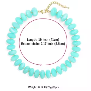High-Quality Marble Bead Choker | 6 Colors | MOQ6