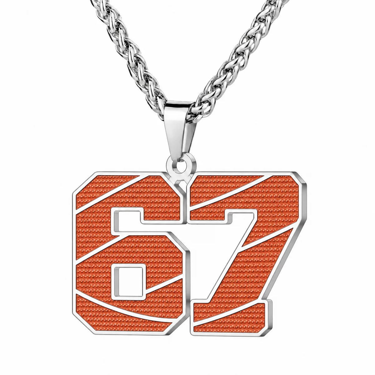 Wholesale Basketball Texture Necklace | 0-99 | MOQ 6