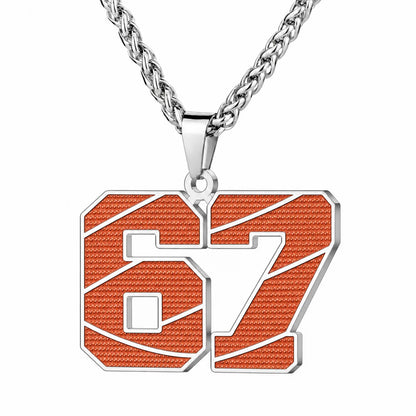 Wholesale Basketball Texture Necklace | 0-99 | MOQ 6