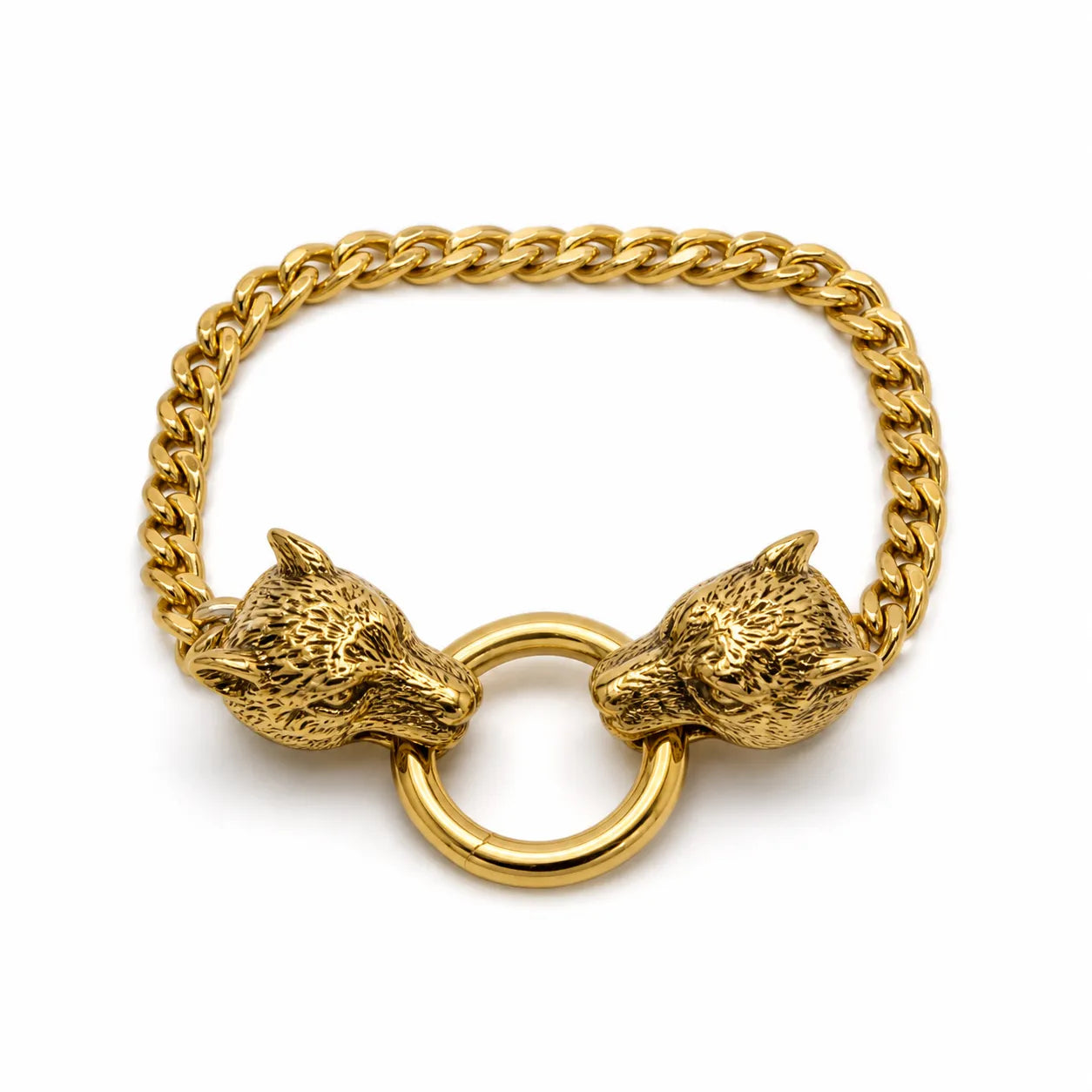Vintage Stainless Steel Chain Bracelets – 4 Designs in Silver, Gold & Coffee