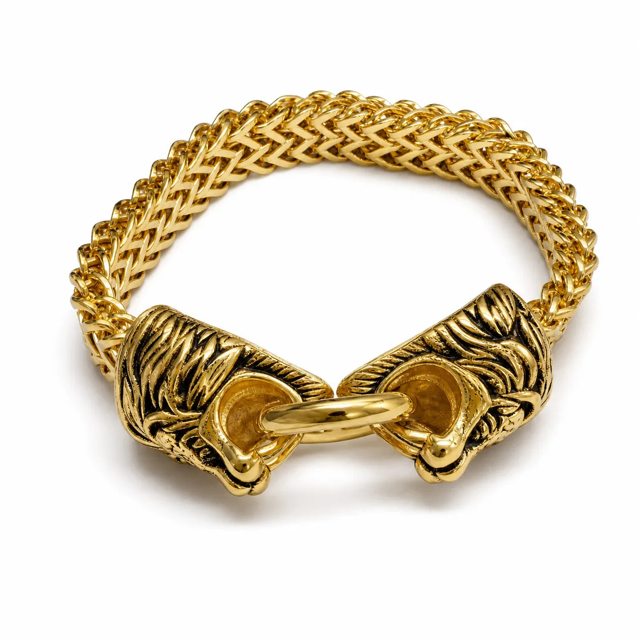 Vintage Stainless Steel Chain Bracelets – 4 Designs in Silver, Gold & Coffee