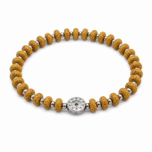 Cat Eye & Stone Bead Bracelet Collection | 4 Color Styles