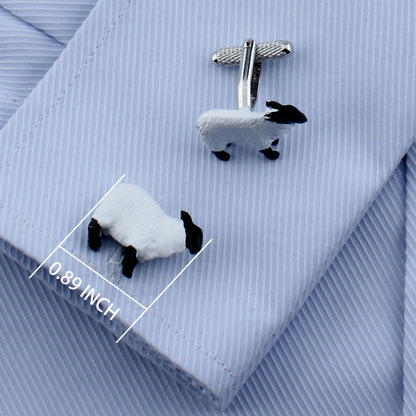 Sheep Cufflinks For Men With Gift Box.