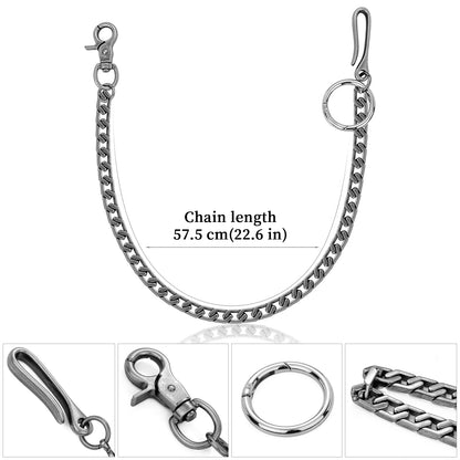 Metal Keychain Wallet Belt Chain for men women Waist Key Chain Wallet Jeans Hip-hop Pants