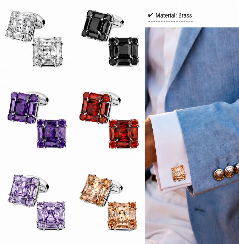 Close-up of HAWSON's premium 316L stainless steel and lustrous brass materials, showcasing high-polished and tarnish-resistant metal jewelry finishes.