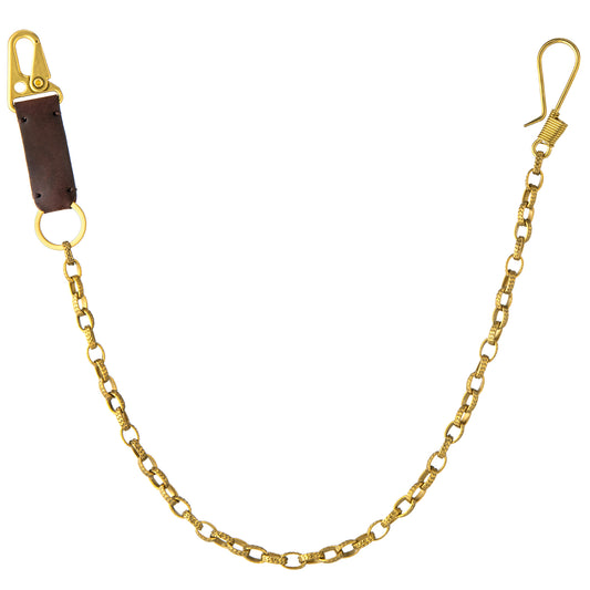 HAWSON Hip Hop Rolo Chain with custom hook closure - Retro streetwear accessory for baggy pants and oversized pockets