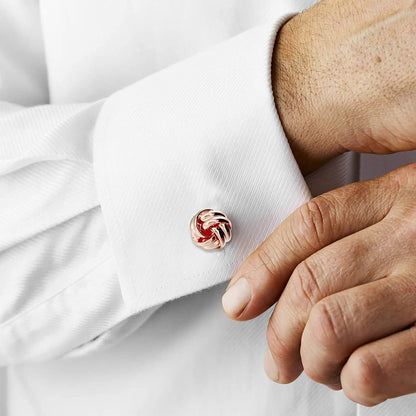 HAWSON Knot Cufflinks and Shirt Studs Set