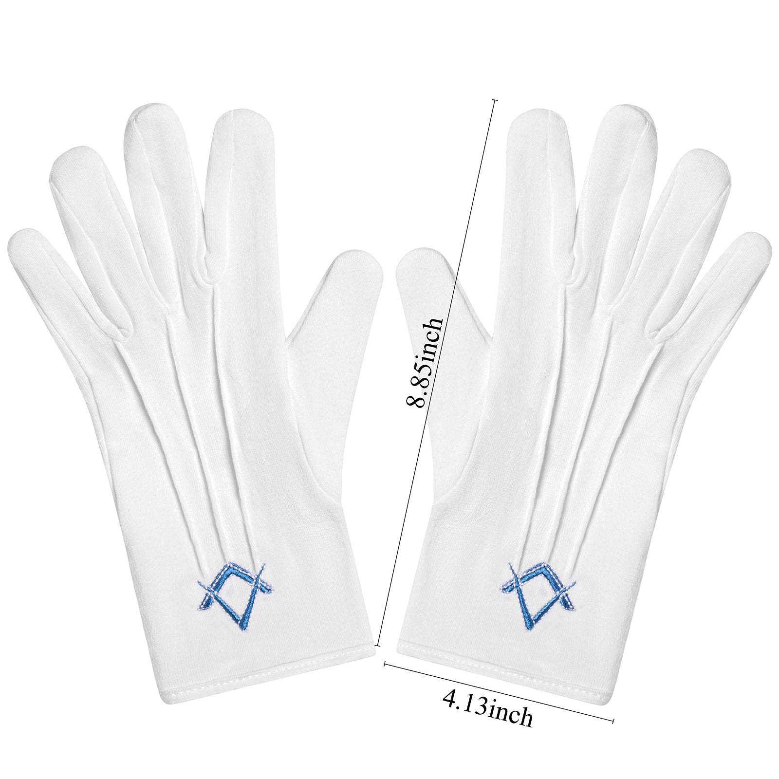 HAWSON Masonic Cotton Gloves Sizing Guide for Perfect Ritual Attire Fit