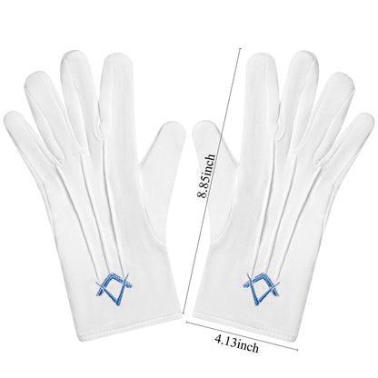 HAWSON Masonic Cotton Gloves Sizing Guide for Perfect Ritual Attire Fit