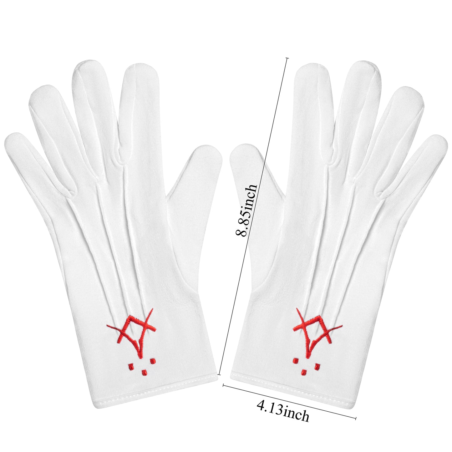 HAWSON Masonic Gloves Sizing Chart for Perfect Ceremonial Fit