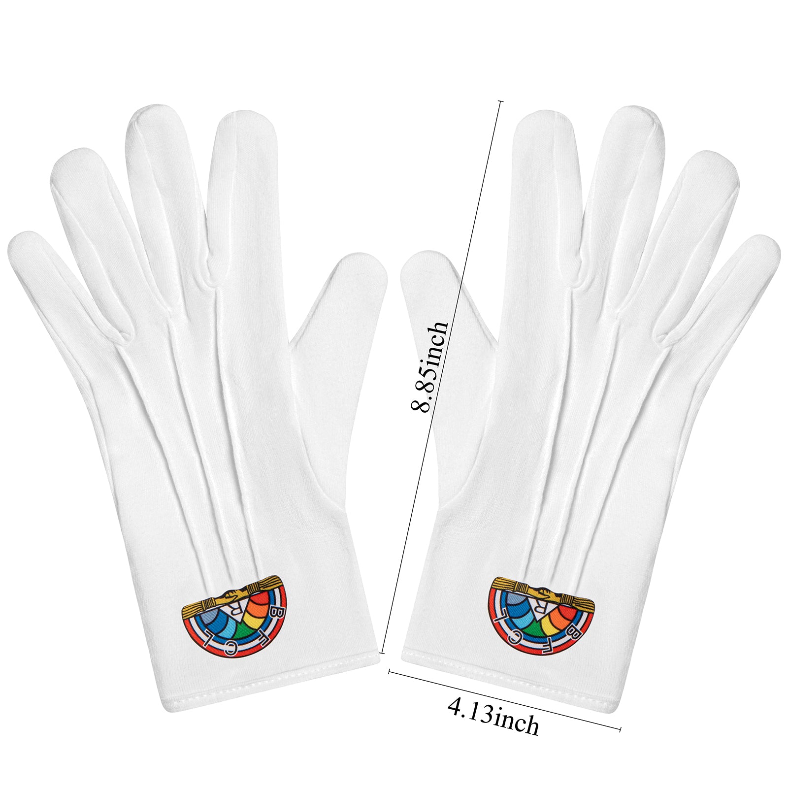 HAWSON Youth Masonic Gloves Measurement Chart for IORG and Freemason Ritual Attire
