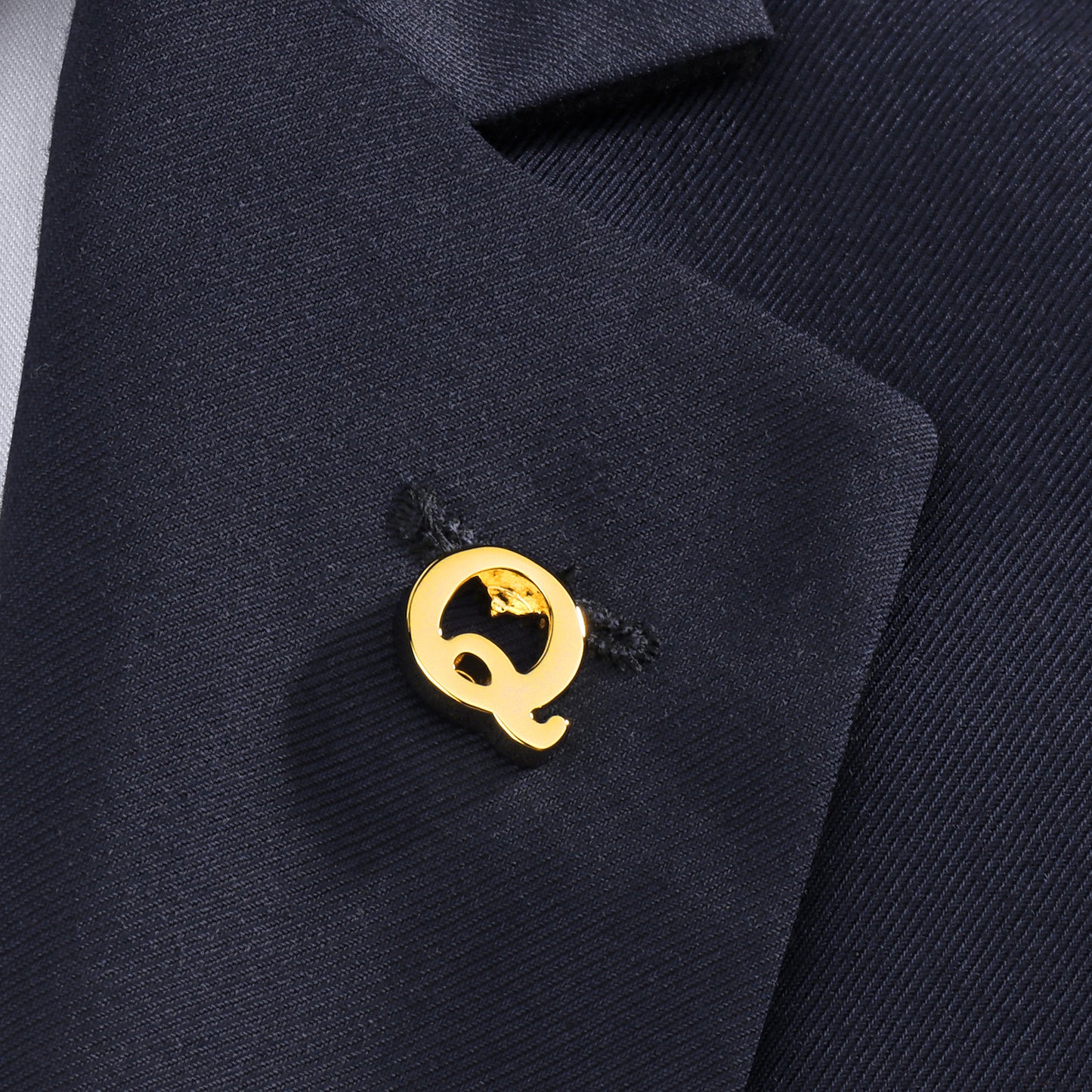 HAWSON Gold Color Initial Lapel Pin for Men