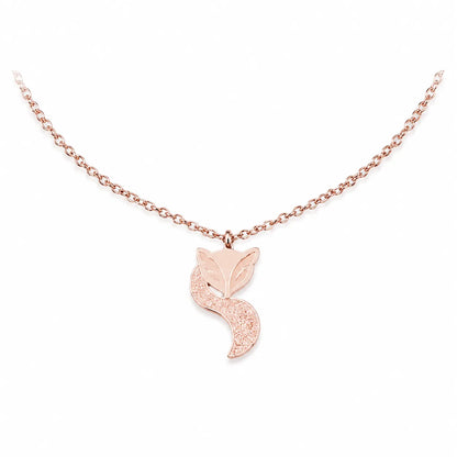 Rose Gold Pendant with Stainless Steel Chain | HAWSON