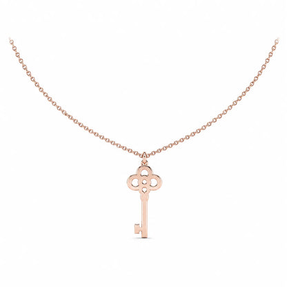 Rose Gold Pendant with Stainless Steel Chain | HAWSON