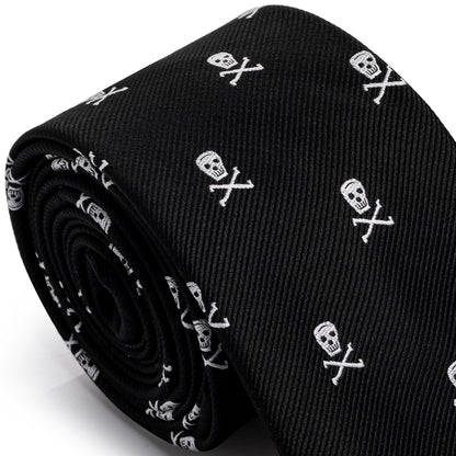 skull jacquard tie，Tie for men