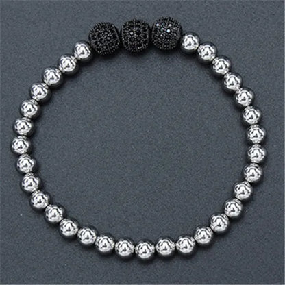 6Pcs Natural Stone Bead Bracelet Set | MOQ 1 Set
