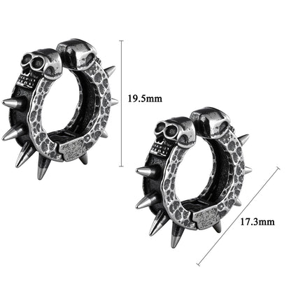 HAWSON Vintage Chain Hoop Ear Clip Size Guide (13.7x14mm) for Unpierced Ears