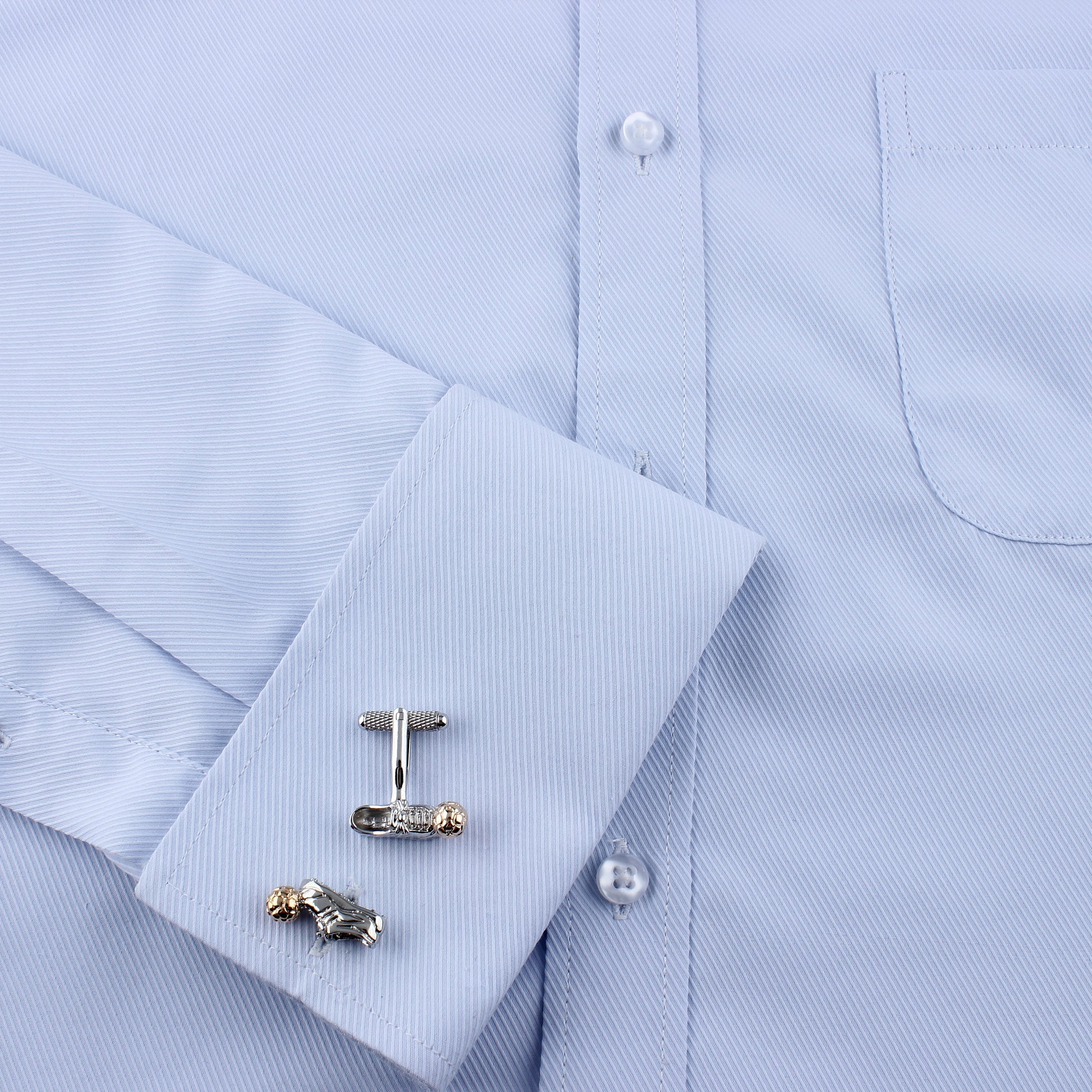 Cufflink strap effect