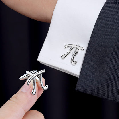 HAWSON Novelty π Cufflinks for Men