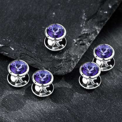 HAWSON Crystal Shirt Studs