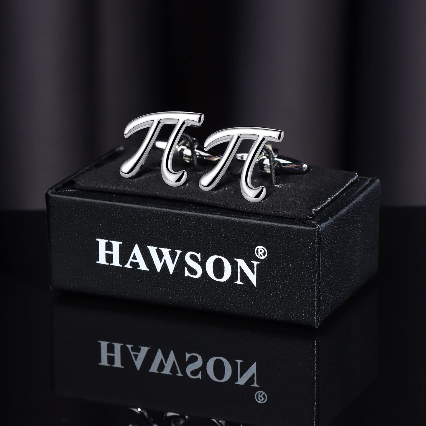 HAWSON Novelty π Cufflinks for Men