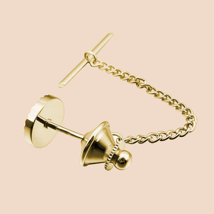 HAWSON Gold Tone Stone Tie Tack for Men