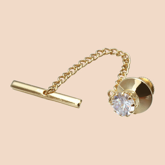 HAWSON Crystal Tie Tack for Men