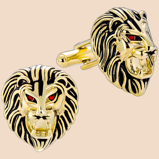 Vintage Lion Head Cufflinks