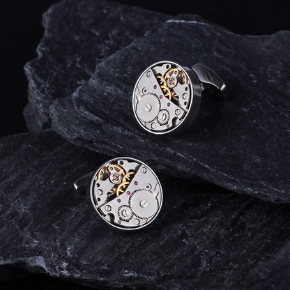 HAWSON Watch Movement  Cufflinks for Men